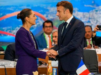 Macron buscará fortalecer las relaciones económicas entre Francia y México durante reunión con Sheinbaum