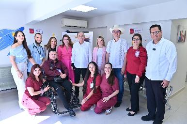 Gobernador Durazo refuerza salud de familias del sur con equipamiento de la Unidad en Neurodesarrollo